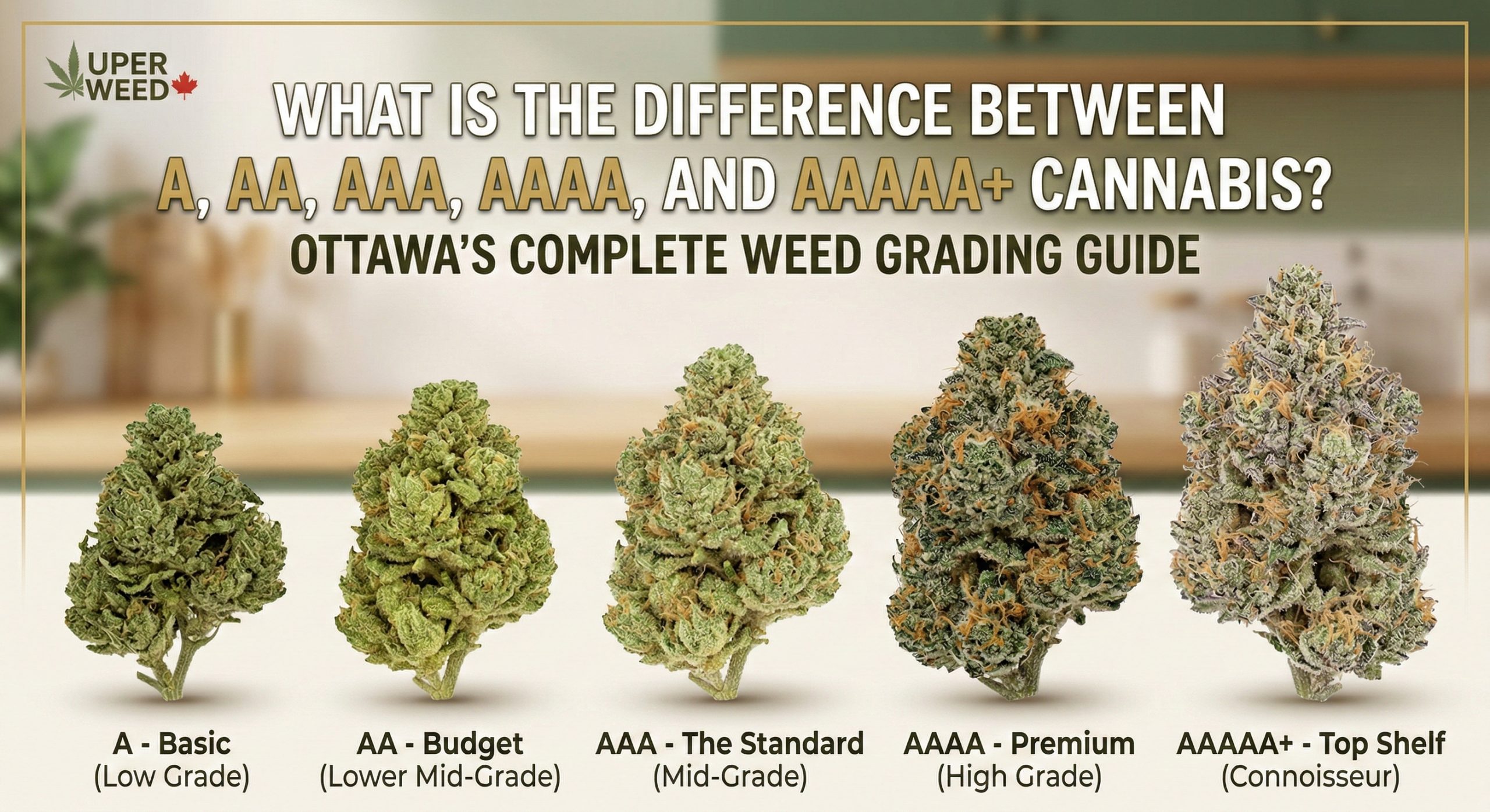 What Is the Difference Between A, AA, AAA, AAAA, and AAAAA+ Cannabis? — Ottawa’s Complete Weed Grading Guide