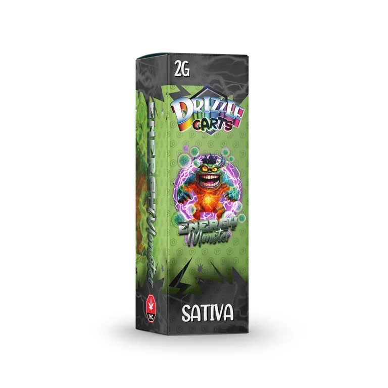 Drizzle 2g Vape Cartridges - Energy Monster