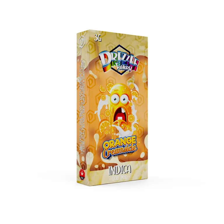 Orange Creamsicle - Drizzle Factory Vape 3g Premium Disposable Vape photo 2