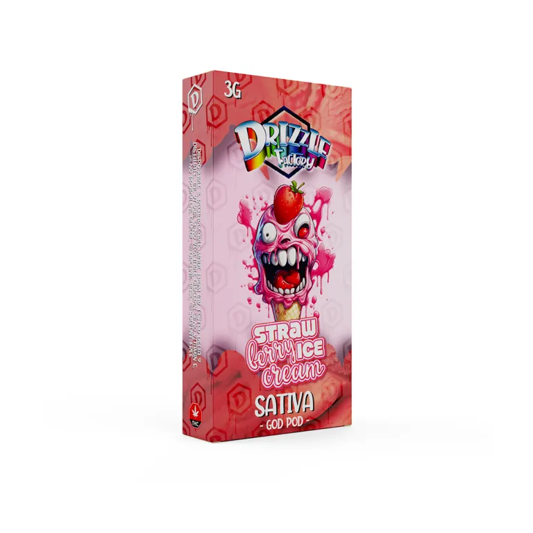 Strawberry Ice Cream - Drizzle Factory Vape 3g Premium Disposable Vape photo 2