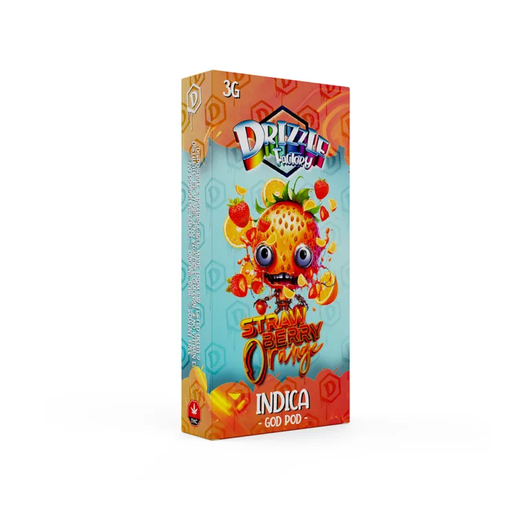 Strawberry Orange - Drizzle Factory Vape 3g Premium Disposable Vape photo 2