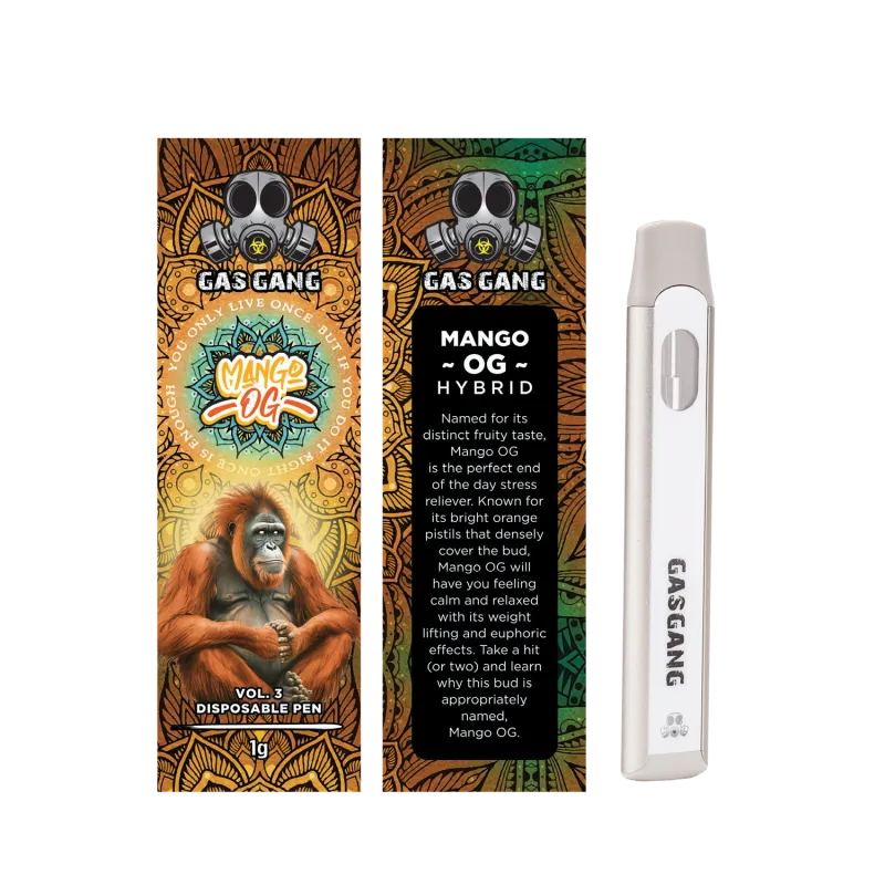 Peach Gas Gang 1g THC Vape photo 30