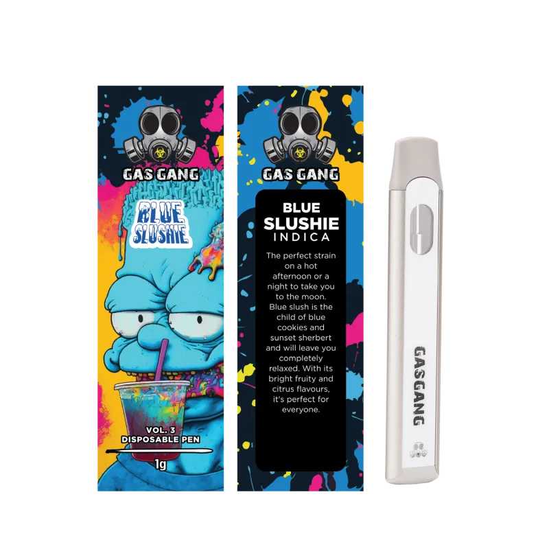 Blue Slushie Gas Gang 1g THC Vape