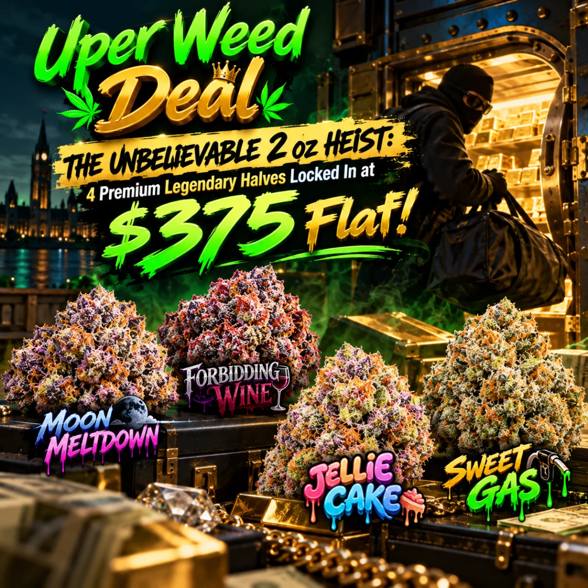 THE UNBELIEVABLE 2 oz HEIST: 4 Premium Legendary Halves Locked In at $375 Flat!